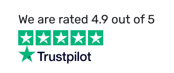 We are rated 4.9 out of 5 on Trustpilot We are rated 4.9 out of 5 on Trustpilot